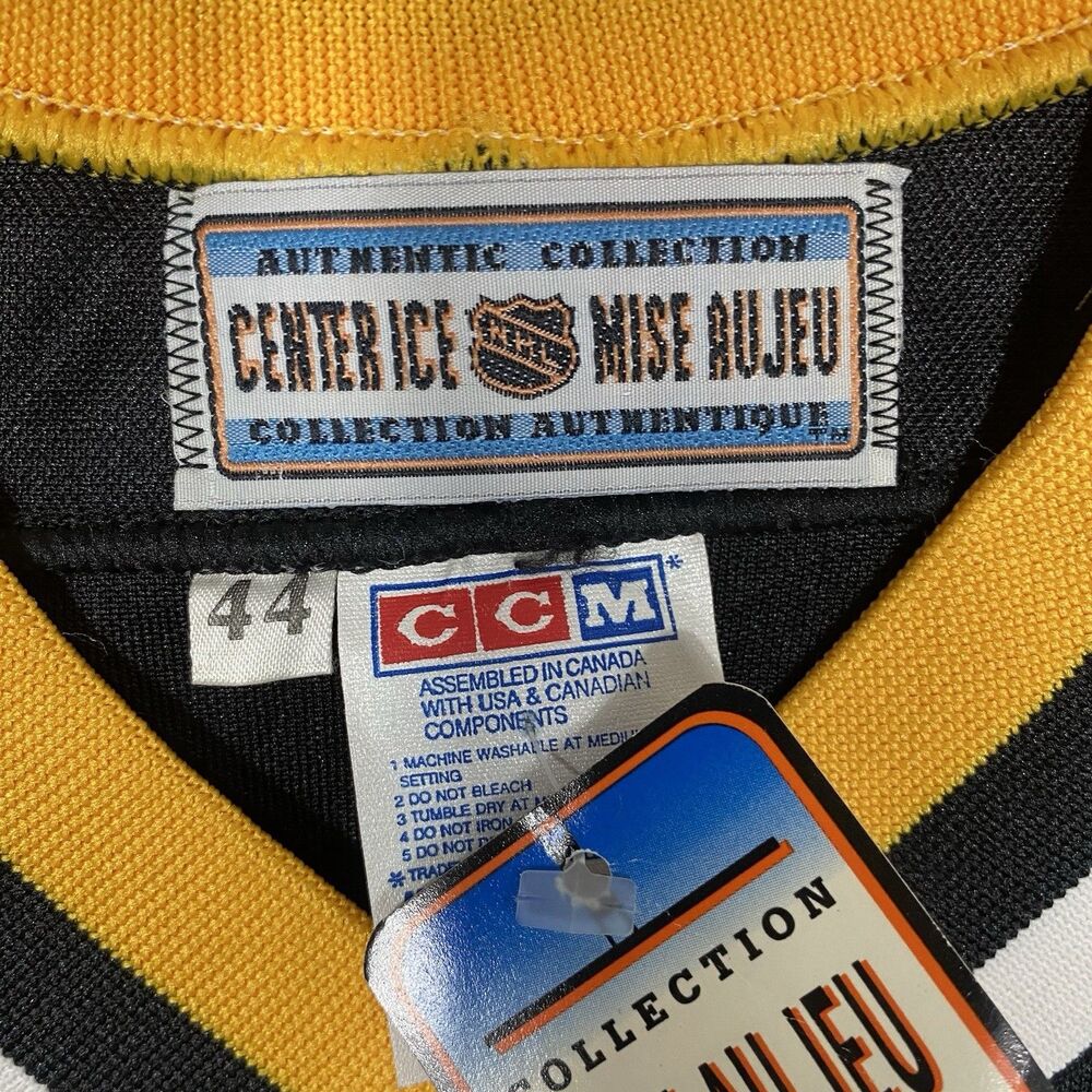 Pittsburgh Penguins‎ CCM Authentic Jersey 44 Ultrafil Center Ice Vintage 90s - Picture 10 of 11